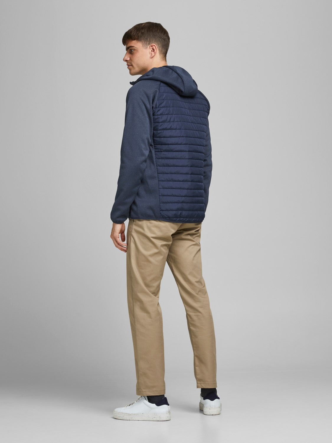 JACK & JONES Jack & Jones Multi Quilted Jacket NAVY BLAZER back view