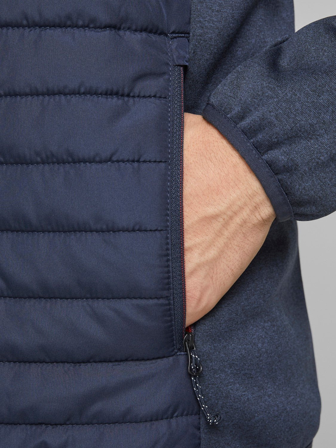 JACK & JONES Jack & Jones Multi Quilted Jacket NAVY BLAZER side view