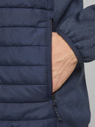 JACK & JONES Jack & Jones Multi Quilted Jacket NAVY BLAZER side view
