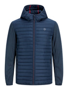 JACK & JONES Jack & Jones Multi Quilted Jacket NAVY BLAZER front view