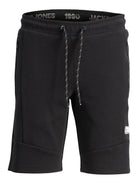 Jack Jones Youths Air Sweat Black Junior Boys Shorts BLACK detail view