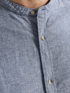 JACK & JONES Summer Band Faded Denim Long Sleeve Shirt Faded Denim detail view