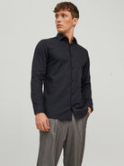 JACK & JONES Parker Black Shirt Black side view
