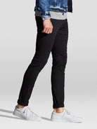 JACK & JONES Liam 009 Original Black Skinny Fit Jeans by Jack Jones BLACK model front view