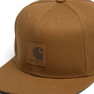 Carhartt WIP Logo Cap-Hamilton Brown Hamilton Brown detail view