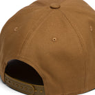 Carhartt WIP Logo Cap-Hamilton Brown Hamilton Brown model front view