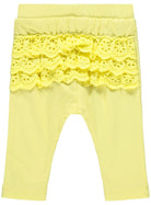 NAME IT Ruffle Leggings WHITE detail view