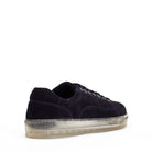 BASE LONDON Neon Navy Suede Trainer NAVY SUEDE detail view