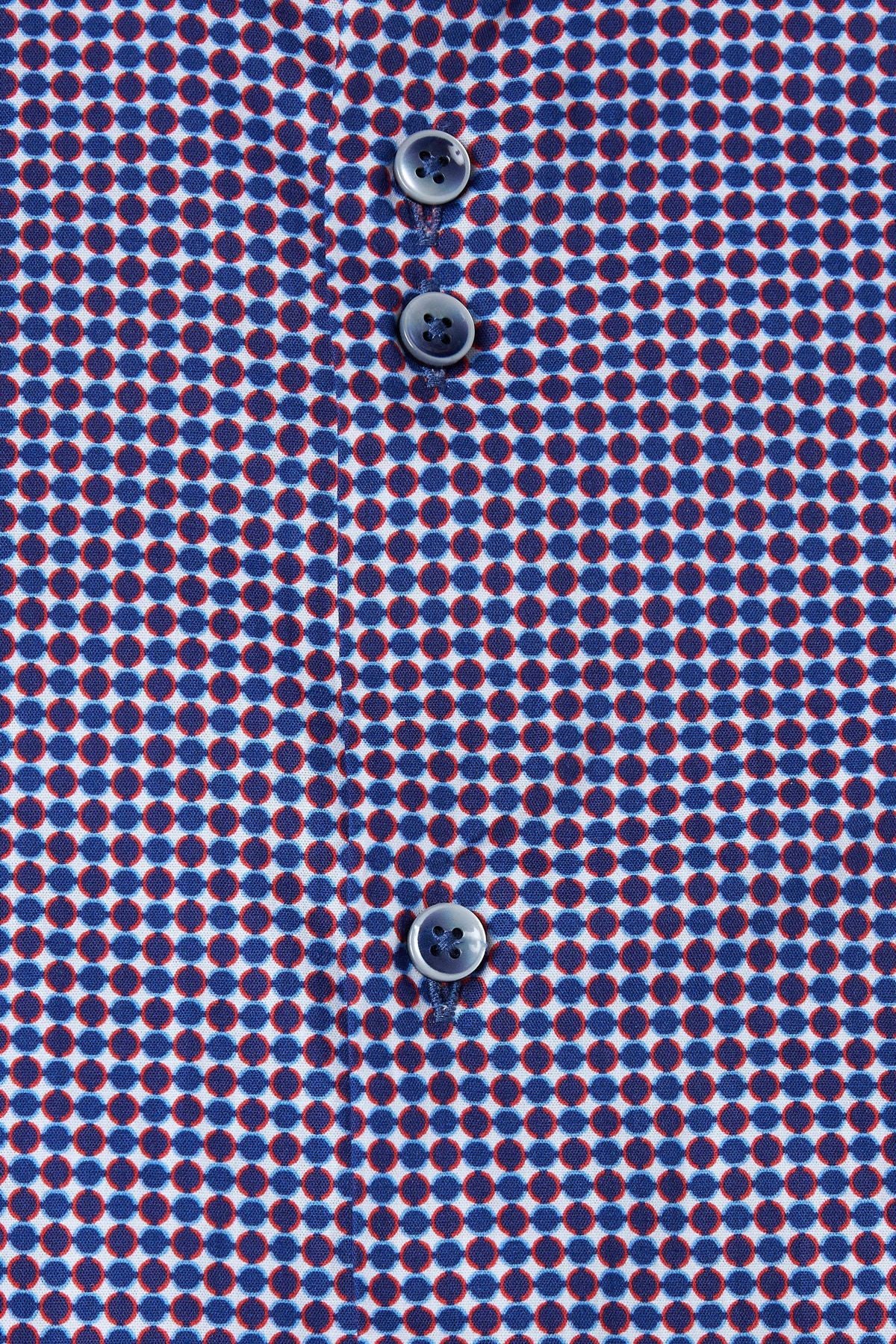 Copenhagen Long Sleeve Shirt Indigo buttons