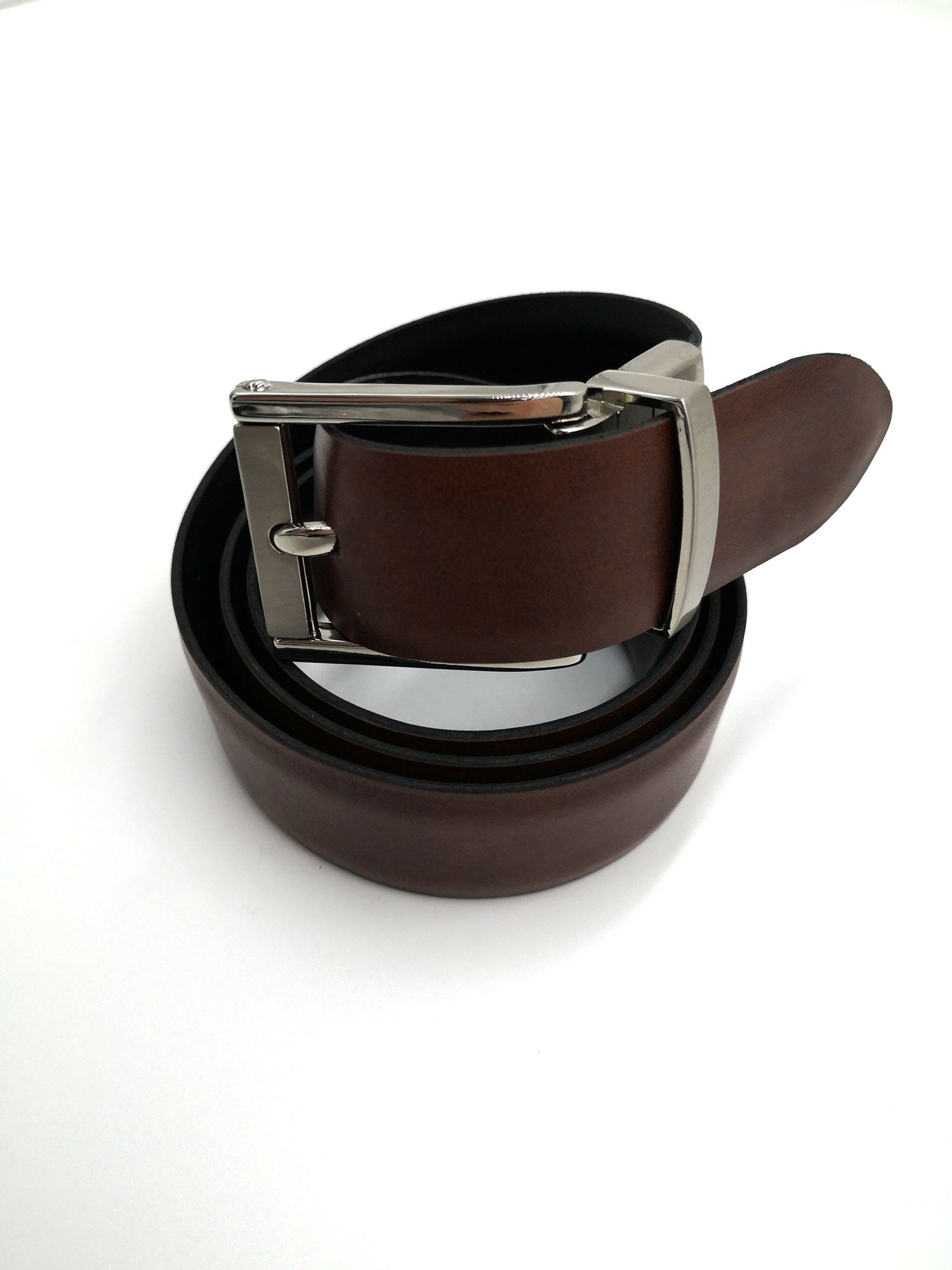 Bach Bach Reversible Belt Black/Brown model front view