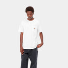 Carhartt WIP Pocket Short Sleeve T-Shirt - White White front view