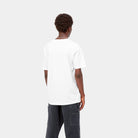 Carhartt WIP Pocket Short Sleeve T-Shirt - White White model front view