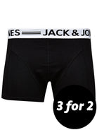 Jack and Jones Core boxers in black