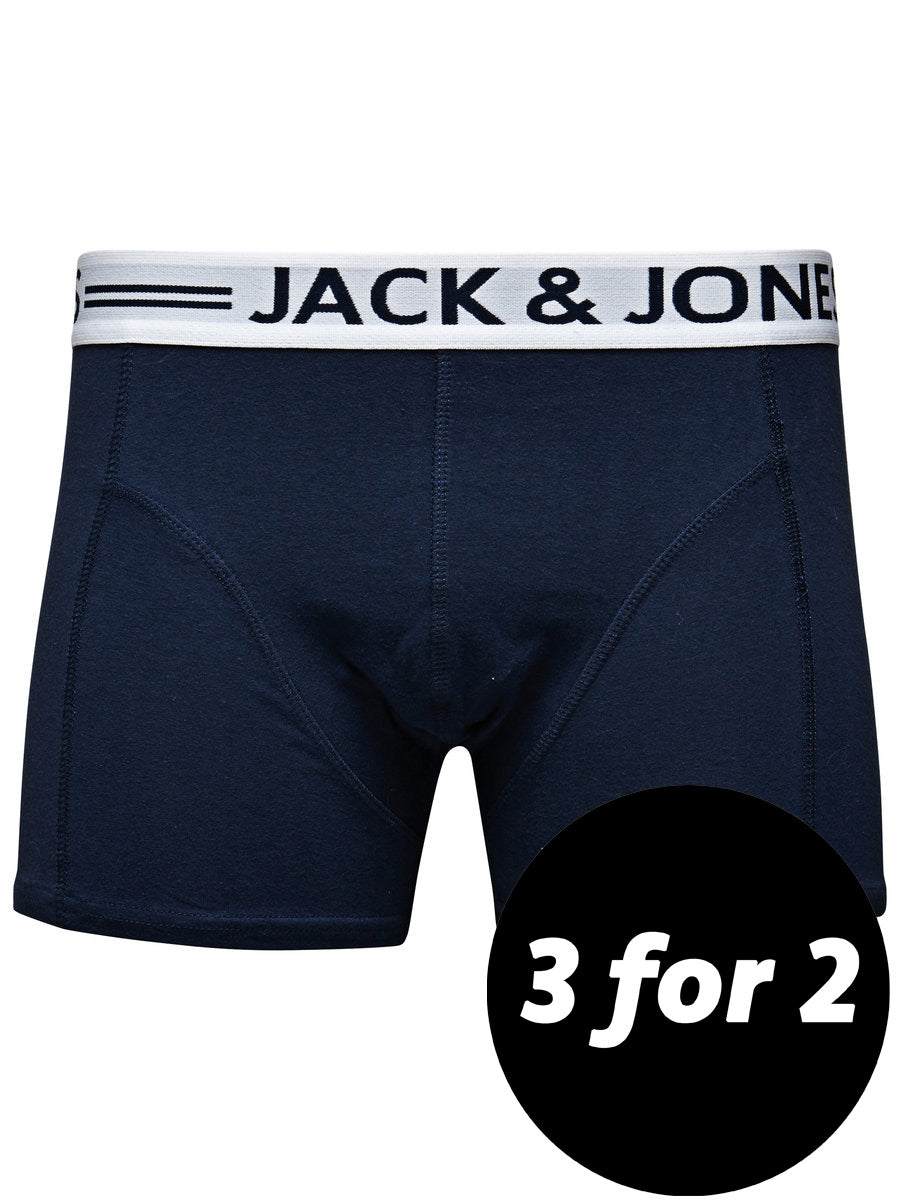 Jack and Jones mens boxer shorts in navy