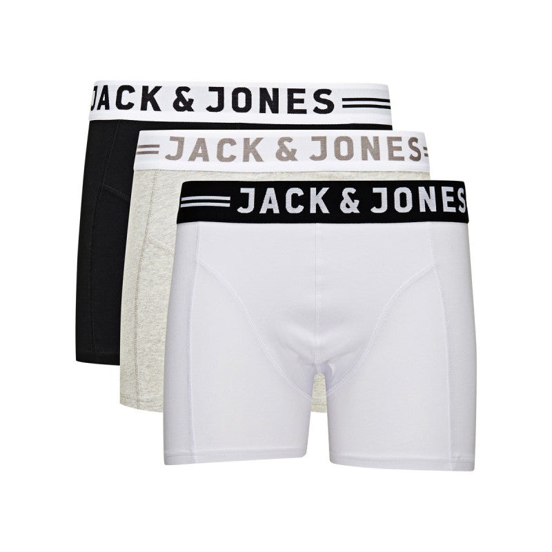 Sense  3 Pack Boxers By Jack Jones - Spirit Clothing