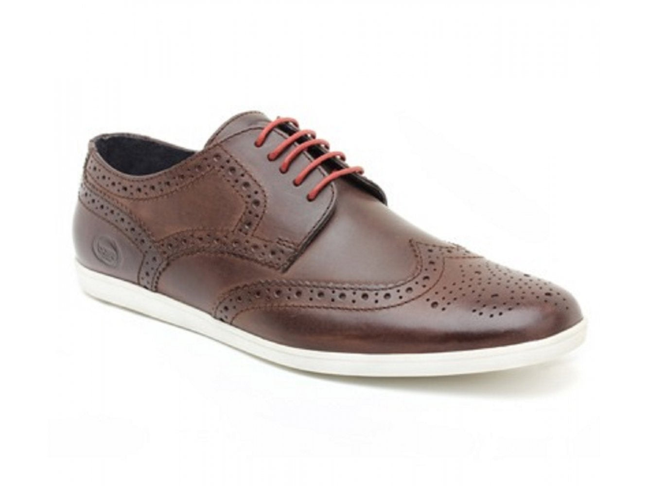 Shore Pull Up Brown Shoe By Base London - Spirit Clothing