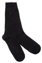 Swole Panda Bamboo Socks Jet Black JET BLACK front view