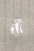 Swole Panda Plain Bamboo Light Grey Socks Light Grey detail view