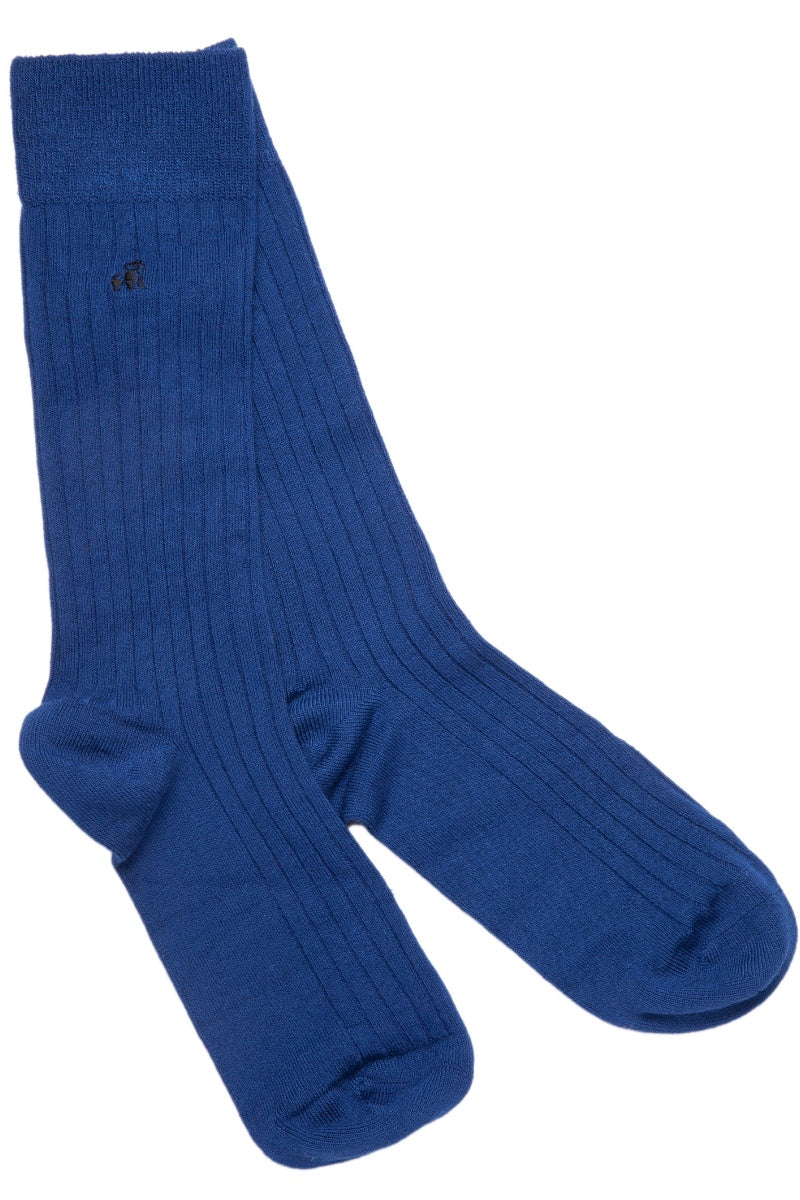Bamboo Mens Socks Royal Blue- SP084
