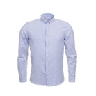 tom penn Solid Button Down Collar by Tom Penn Blue front view