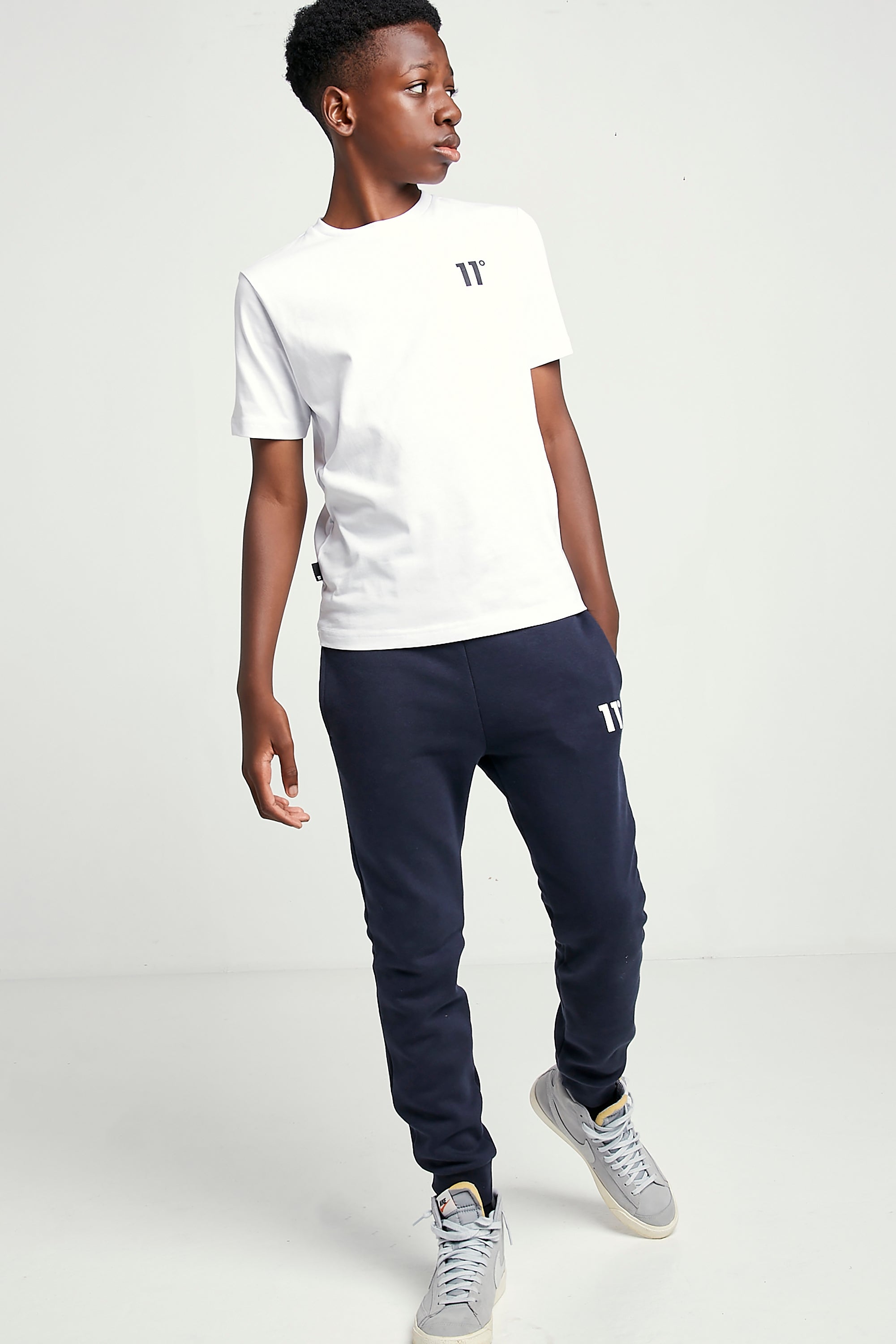 Boy's Core Junior T-Shirt Small Logo - White