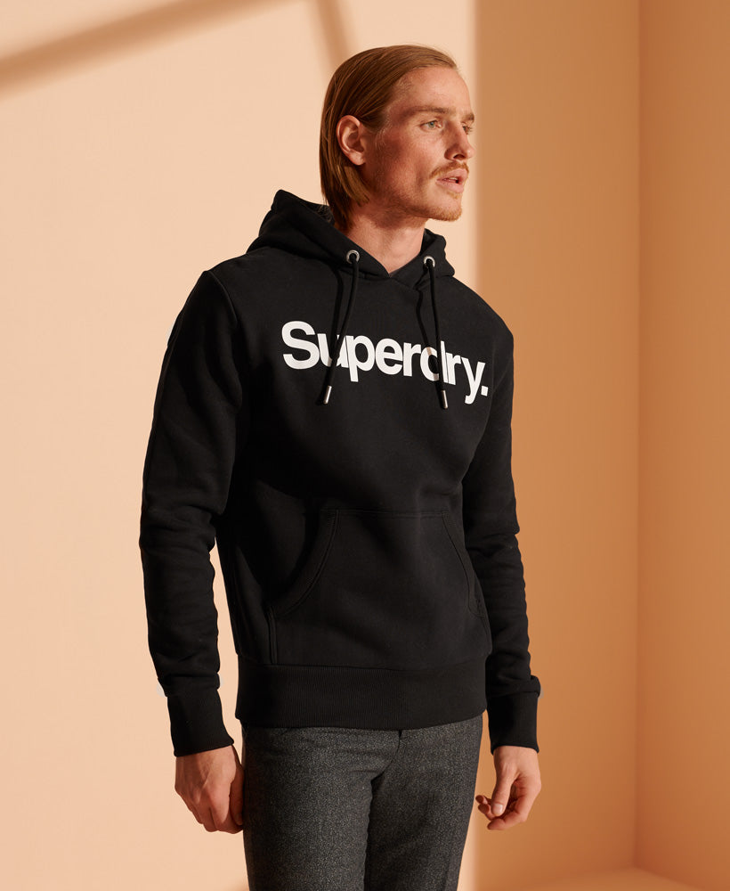 SUPERDRY Cl ns hoodie bb Black Black front view