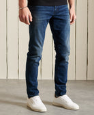 SUPERDRY Slim Vanderbilt Ink Worn Jeans Vanderbilt Ink Worn front view
