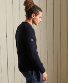 SUPERDRY Jacob Cable Crew Eclipse Navy Eclipse Navy detail view