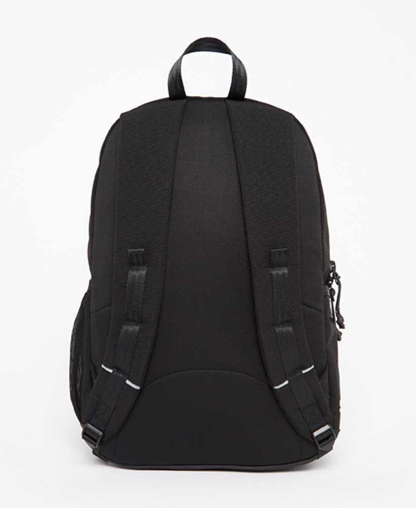 Montana Black Graphic Backpack-Back view