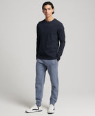 SUPERDRY Vintage logo emb l/s top Eclipse Navy Eclipse Navy detail view