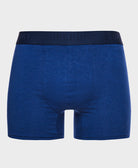 SUPERDRY Boxer Multi Double Pack Bright Blue/Navy Marl Bright Blue/Navy Marl back view