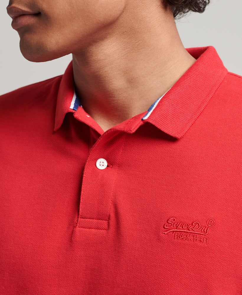 Classic Pique Polo Rouge Red neck