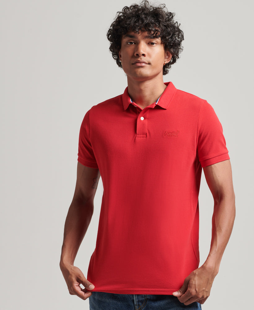 Classic Pique Polo Rouge Red