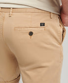SUPERDRY Studios core chino short Shaker Beige Shaker Beige back view