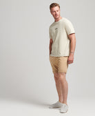 SUPERDRY Studios core chino short Shaker Beige Shaker Beige model front view
