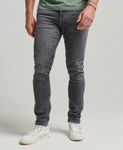 SUPERDRY Vintage Clinton Used Grey Slim Fit Jean Clinton Used Grey front view