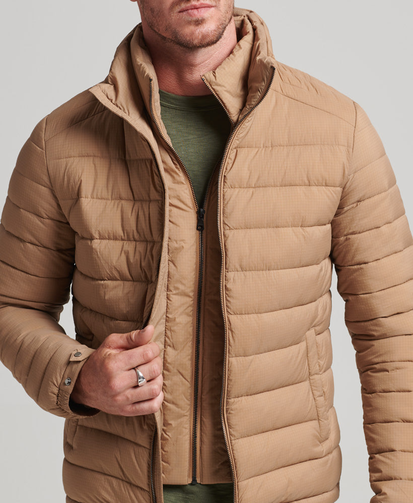 SUPERDRY Studios Padded Jacket Woodsmoke Woodsmoke detail view