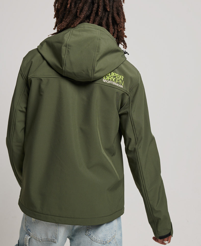 Men's Code Trekker Jacket Dark Moss-Back View