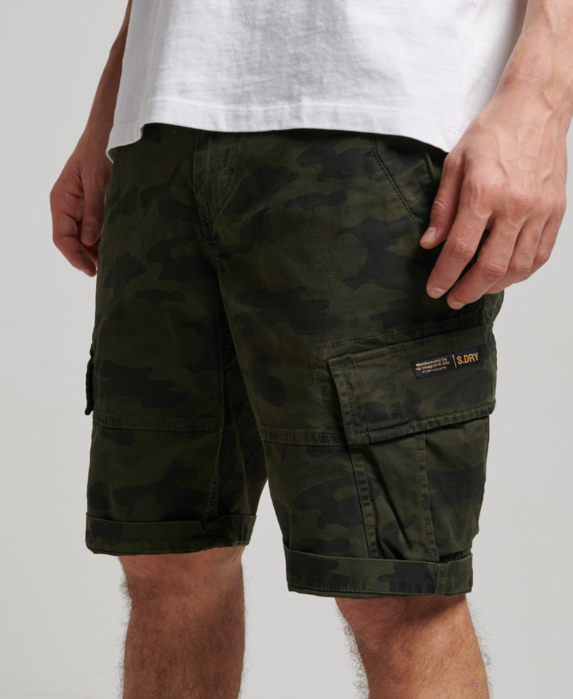 SUPERDRY Vintage Core Cargo Short Overdyed Camo Overdyed Camo front view