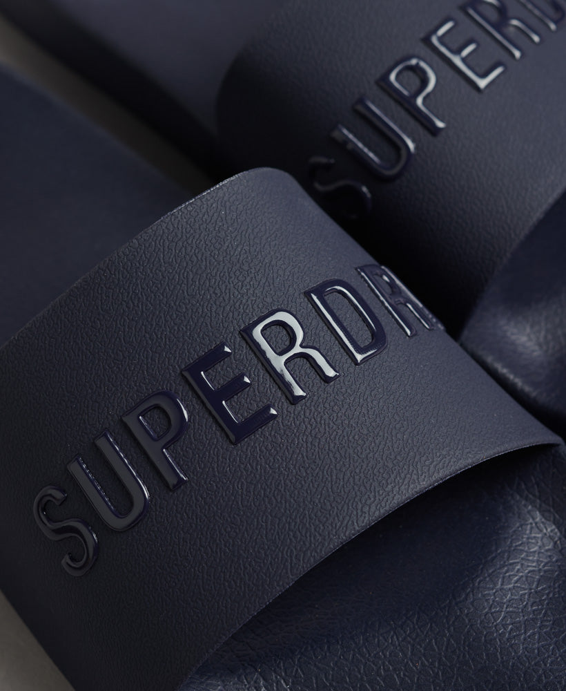 SUPERDRY Code Logo Vegan Pool Slide Rich Navy/rich Navy Rich Navy/Rich Navy detail view