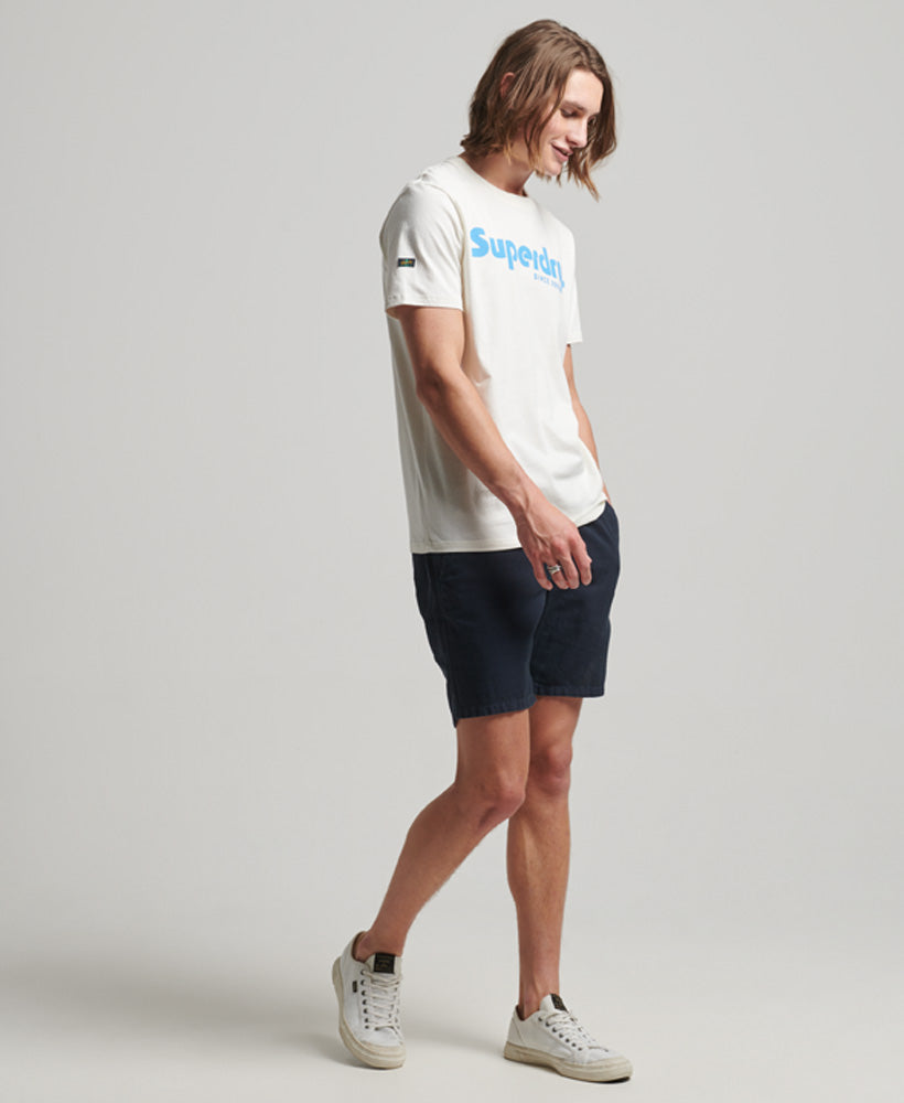 SUPERDRY Vintage Terrain Classic Tee Off White Off White model front view