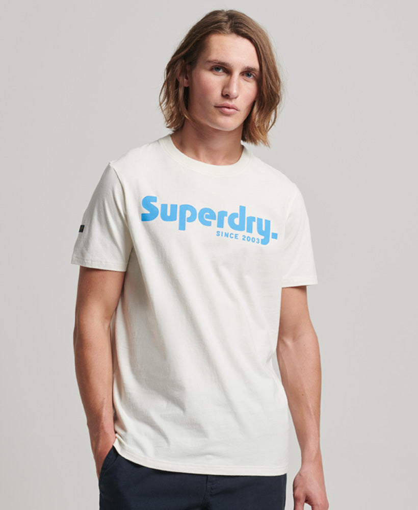 SUPERDRY Vintage Terrain Classic Tee Off White Off White front view