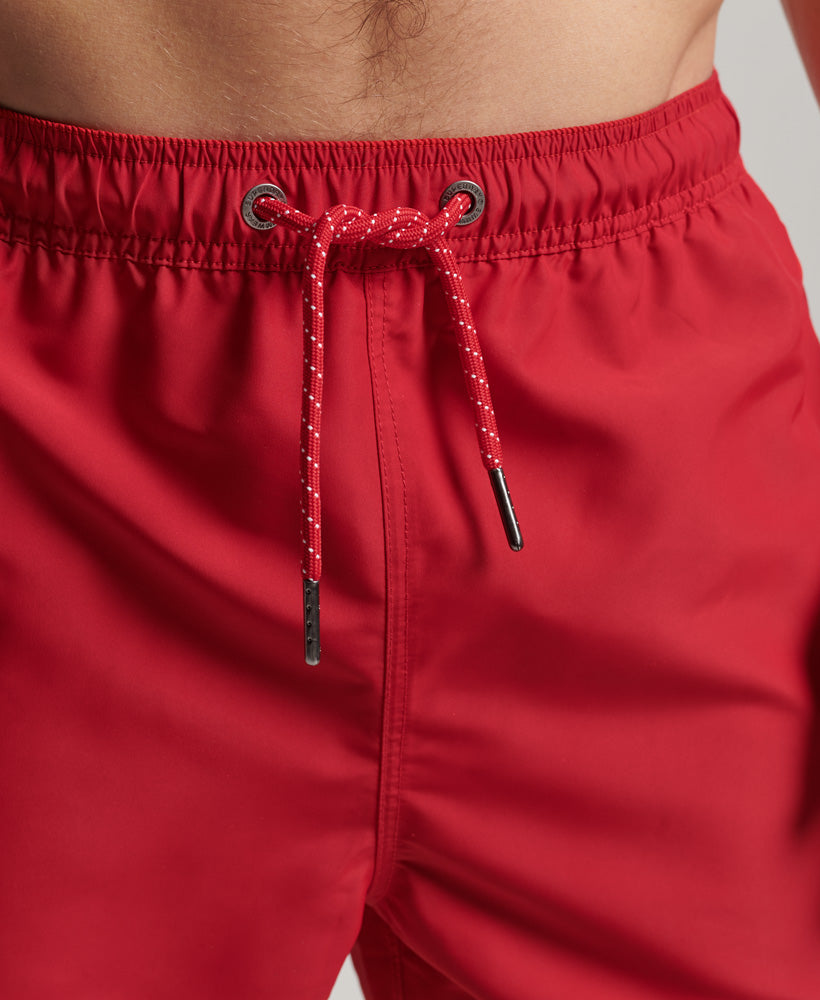 Vintage Polo Swimshort Rouge Red string