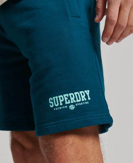 Code Sailor Blue Core Sport Shorts-Logo view