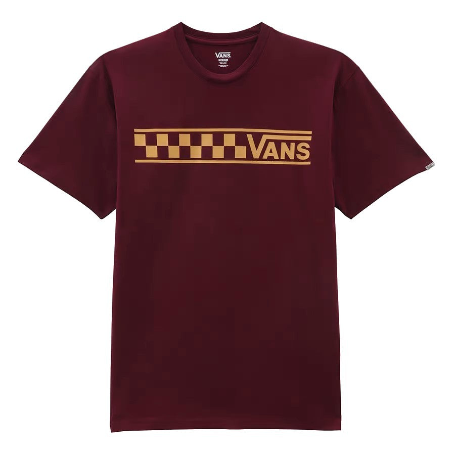 Stackton Stripe Burgundy Tee